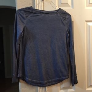 Lauren by Ralph Lauren blue long sleeve top S